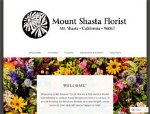 Tablet Screenshot of mtshastaflorist.com